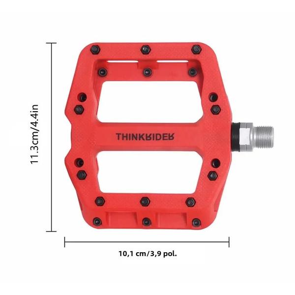 Imagem de Pedais de Bicicleta Thinkrider com Rolamento Selado - Plataforma Larga