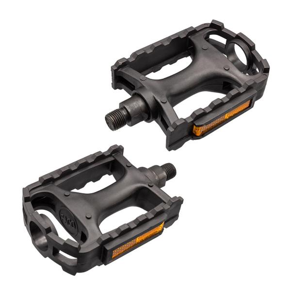 Imagem de Pedal Bicicleta 1/2 Mtb Nylon Preto Com Refletor Bike