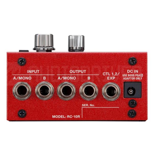 Imagem de Pedal Boss Loop Station Rhythm para Guitarra RC-10R Vermelho Pedal Digital