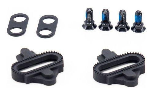 Imagem de Pedal Clip Gta Alumínio Rolamentos Selados Bike Mtb C/ Tacos