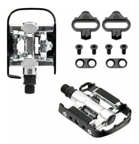 Imagem de Pedal Clip Mtb Com Grade Wellgo Polido