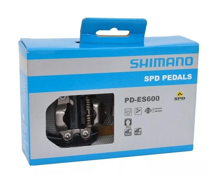 Imagem de Pedal clip shimano pd-es600 s/ refletor c/ taco sh51 - gravel / mtb / urbano