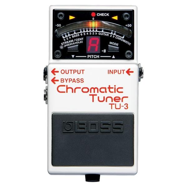 Imagem de Pedal de afinador cromático BOSS TU-3 com desvio para guitarra/baixo