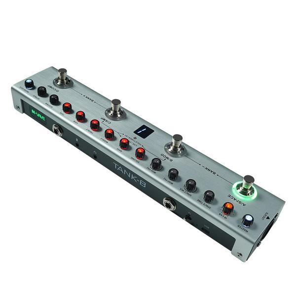 Pedal De Baixo Tank B Recarregável M-Vave Pedaleira Cuvave Bass Efeito Modulação, Delay e Reverb Imagem de Pedal De Baixo Tank B Recarregável M-Vave Pedaleira Cuvave Bass Efeito Modulação, Delay e Reverb