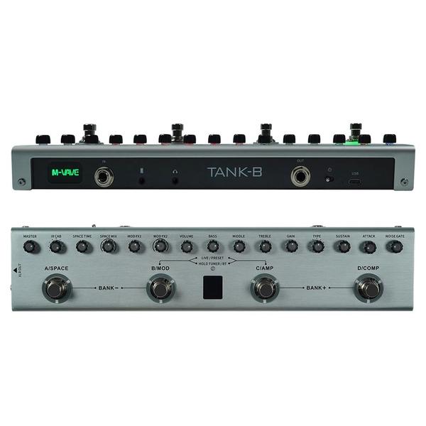 Pedal De Baixo Tank B Recarregável M-Vave Pedaleira Cuvave Bass Efeito Modulação, Delay e Reverb Imagem de Pedal De Baixo Tank B Recarregável M-Vave Pedaleira Cuvave Bass Efeito Modulação, Delay e Reverb