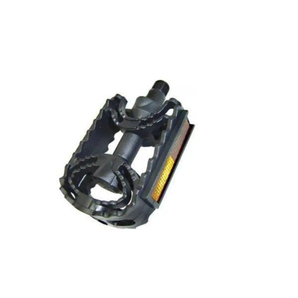 Imagem de Pedal de Bicicleta Nylon Rosca Fina 1/2 Sueco Aro 20, 24, 26, 29 (O PAR) - Metalciclo