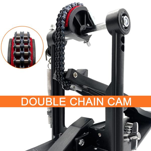 Imagem de Pedal de contrabaixo HWIUS Double Chain Double Kick Drum Pedal