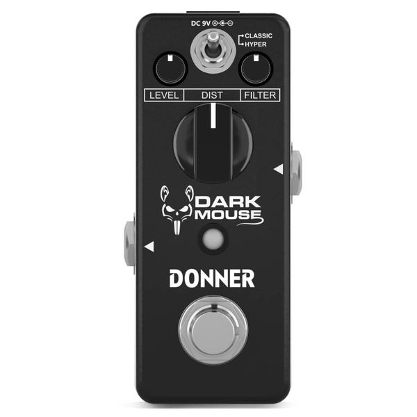 Imagem de Pedal de distorção Donner Dark Mouse para guitarra elétrica