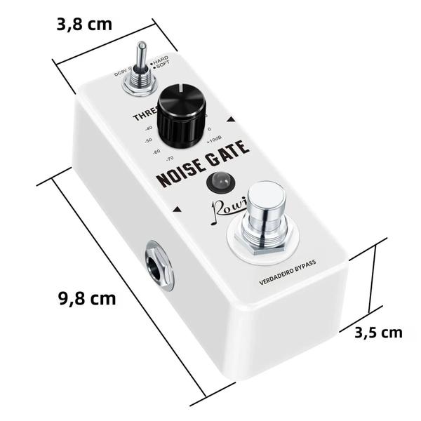 Imagem de Pedal de Efeito Rowin para Guitarra Elétrica - 2 Modos - Sem Ruído