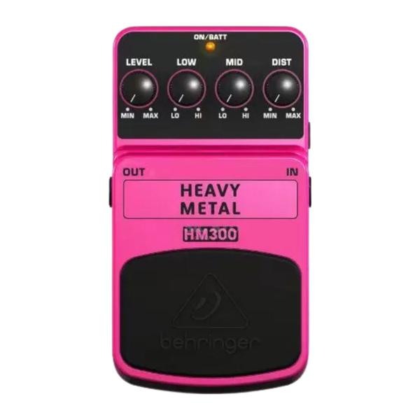 Pedal de Guitarra Behringer HM300 Heavy Metal Rosa Imagem de Pedal de Guitarra Behringer HM300 Heavy Metal Rosa