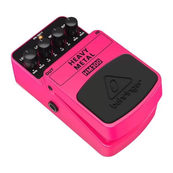 Pedal de Guitarra Behringer HM300 Heavy Metal Rosa Imagem de Pedal de Guitarra Behringer HM300 Heavy Metal Rosa