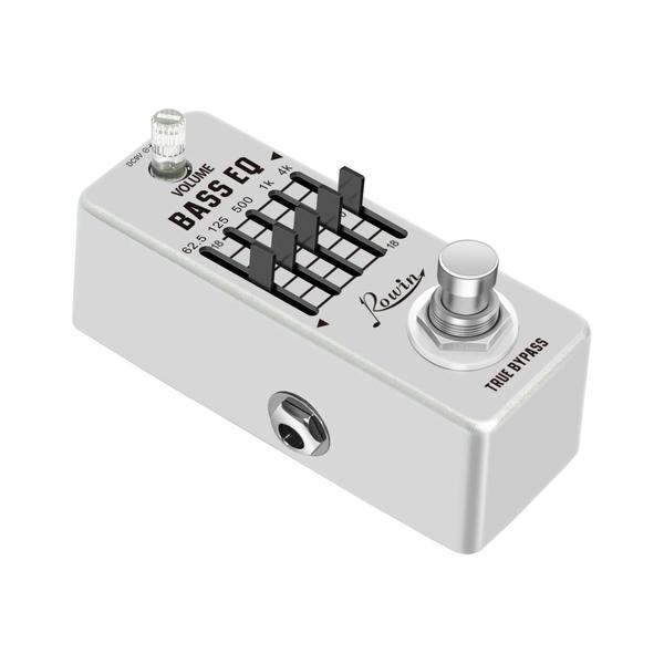 Imagem de Pedal EQ De 5 Bandas Rowin Bass 18dB True Bypass Equalizador De Baixo Elétrico