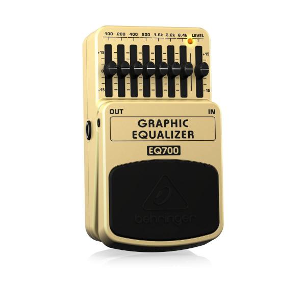 Pedal Equalizador gráfico de 7 bandas EQ700 da Behringer Imagem de Pedal Equalizador gráfico de 7 bandas EQ700 da Behringer