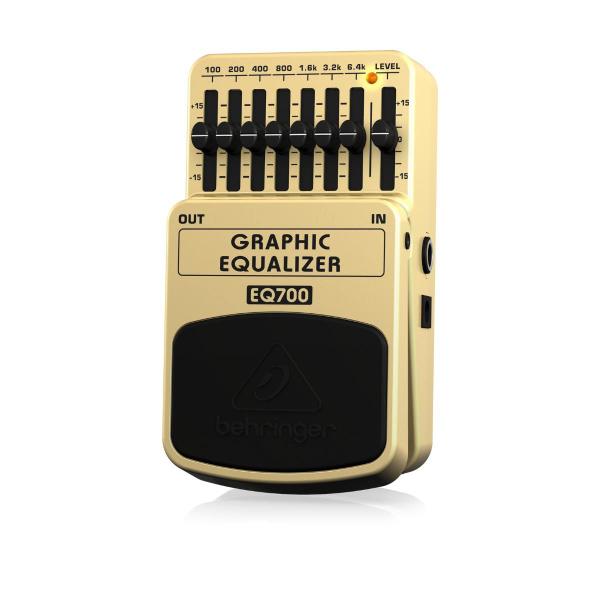 Pedal Equalizador gráfico de 7 bandas EQ700 da Behringer Imagem de Pedal Equalizador gráfico de 7 bandas EQ700 da Behringer