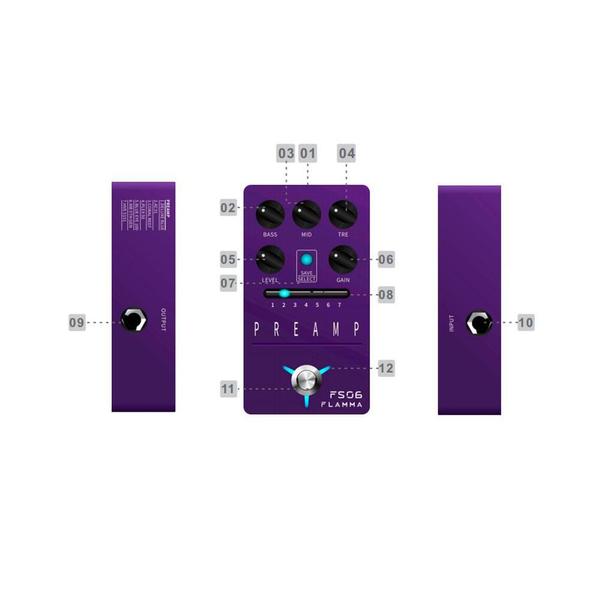 Imagem de Pedal Flamma Fs06 Digital Pre Amp - Pd1158