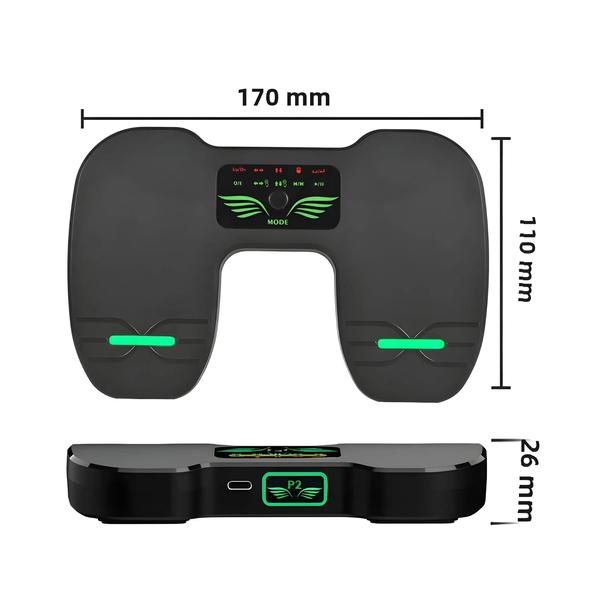 Imagem de Pedal Giratório Sem Fio Recarregável com Controle Remoto e Almofada Antiderrapante