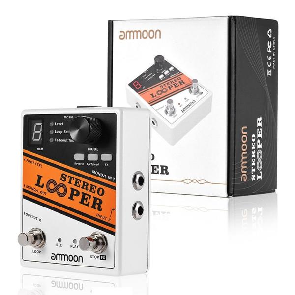 Imagem de Pedal guitarra Ammoon Looper STEREO LOOPER