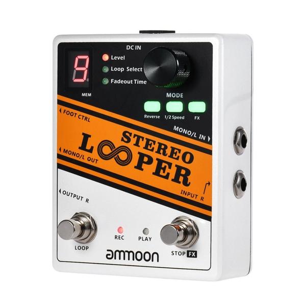 Imagem de Pedal guitarra Ammoon Looper STEREO LOOPER