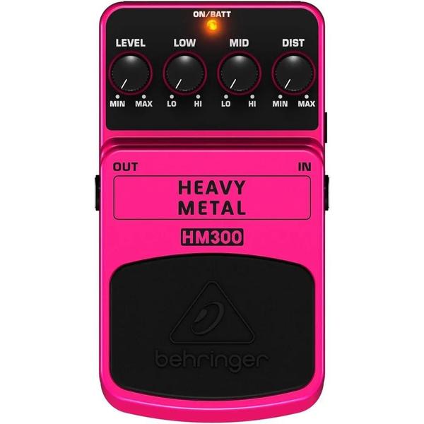 Imagem de Pedal Guitarra HM300 Distorção Heavy Metal Behringer +