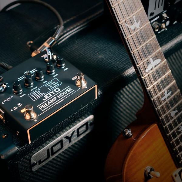 Pedal guitarra overdrive distortion Joyo Preamp House Imagem de Pedal guitarra overdrive distortion Joyo Preamp House