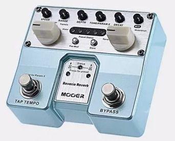 Pedal Mooer Reverie Trv2 Reverb Digital Para Guitarra Imagem de Pedal Mooer Reverie Trv2 Reverb Digital Para Guitarra