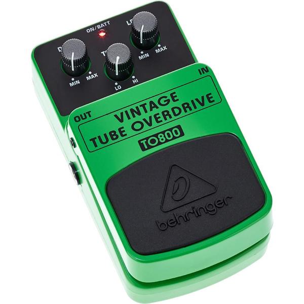 Pedal Para Guitarra Behringer TO800 Vintage Tube Overdrive Imagem de Pedal Para Guitarra Behringer TO800 Vintage Tube Overdrive