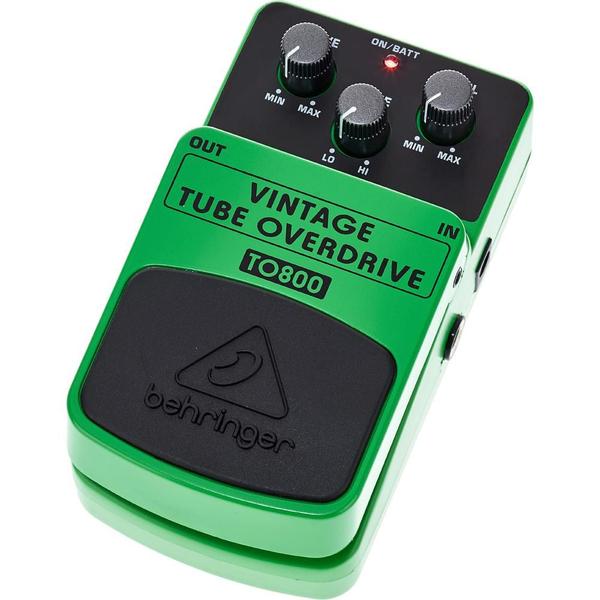 Pedal Para Guitarra Behringer TO800 Vintage Tube Overdrive Imagem de Pedal Para Guitarra Behringer TO800 Vintage Tube Overdrive