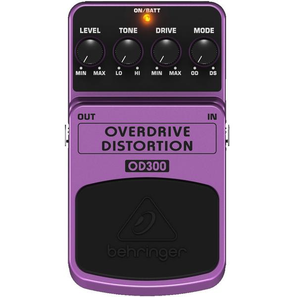 Pedal para guitarra OD300 - Behringer Imagem de Pedal para guitarra OD300 - Behringer