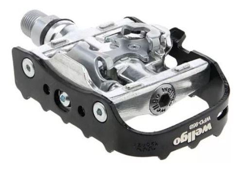 Imagem de Pedal Sapatilha Clip Plataforma Mtb Rolamento Wellgo Wpd-95b