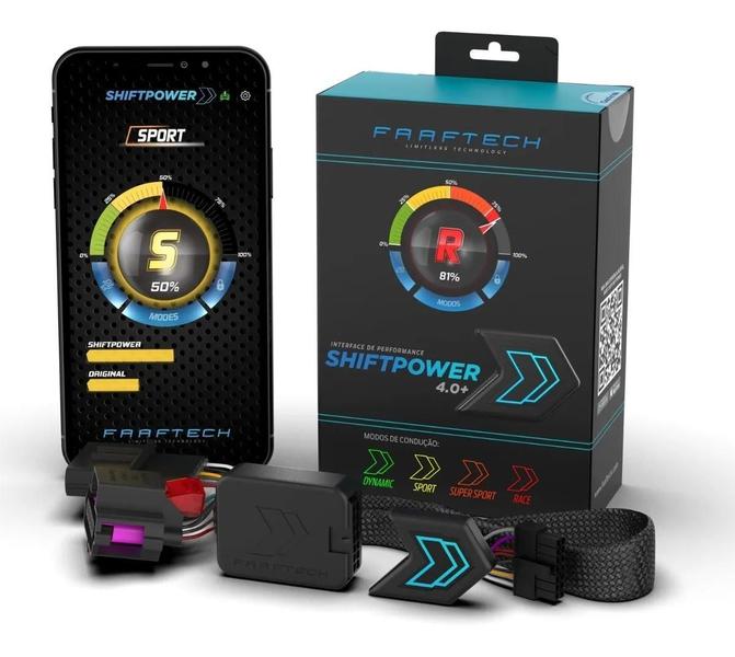 Imagem de Pedal Shiftpower App Chip Modulo Acelerador com Bluetooth 4.0+ 5.0+ plug and play modo economico top