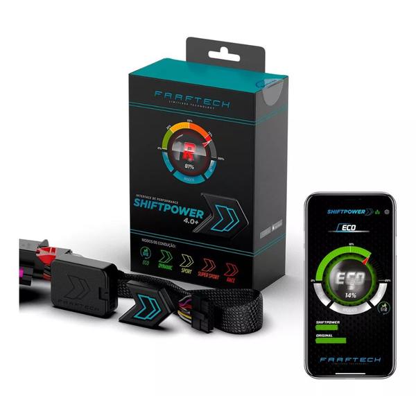 Imagem de Pedal shiftpower modulo acelerador chip gas potencia bluetooth app nova versão 2024 6.4+ plug and play novo modo eco tira delay todos carros