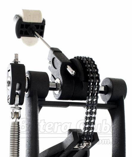 Imagem de Pedal Simples D-One DP10 Double Chain Drive com Corrente Dupla e Batedor 4 Faces