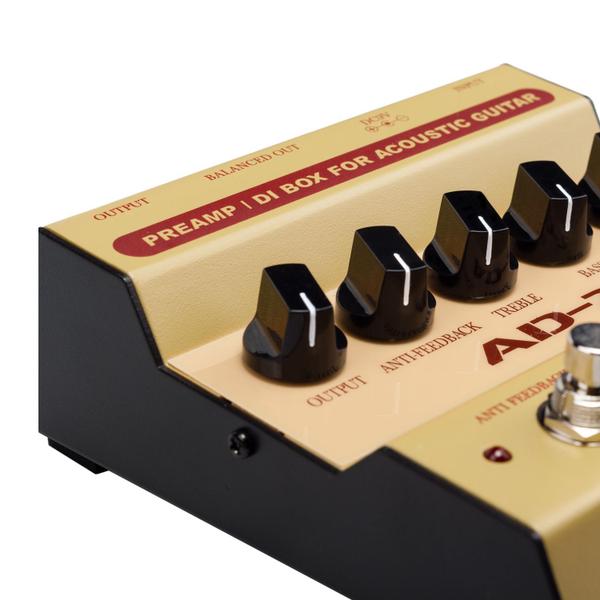 Pedal violão pré-amplificador e DI Joyo - AD-2 Imagem de Pedal violão pré-amplificador e DI Joyo - AD-2