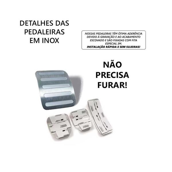 Imagem de Pedaleira Automático Aço Inox Audi A5 S Line Prata