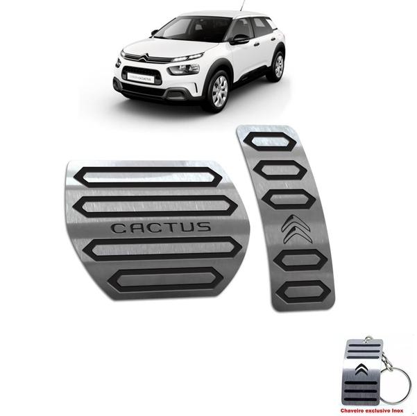 Imagem de Pedaleira Automático Citroen C4 Cactus Aço Inox Preto