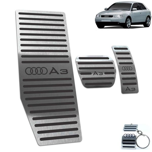 Imagem de Pedaleira automático + descanso audi a3 1996 a 2006 preto