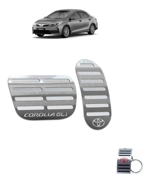 Imagem de Pedaleira Automático Toyota Corolla Gli 2014/2019 Prata