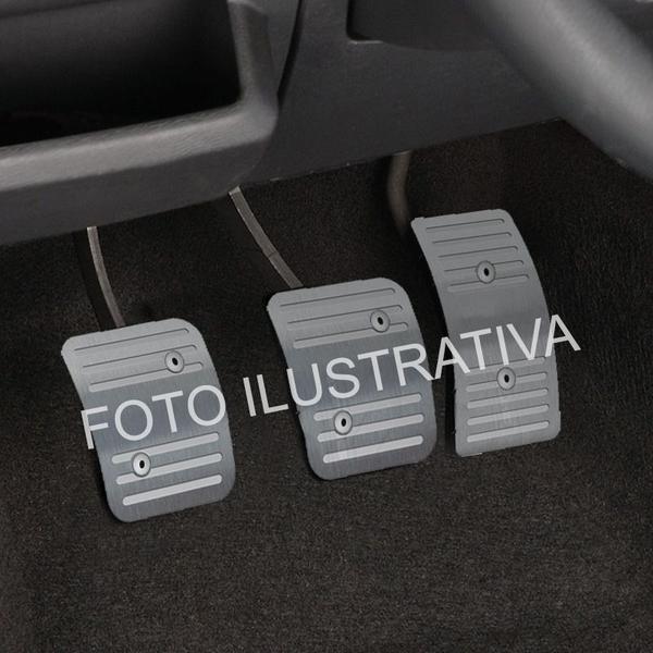 Imagem de Pedaleira Chevrolet Onix 2017/2019 Aço Inox Manual Prata