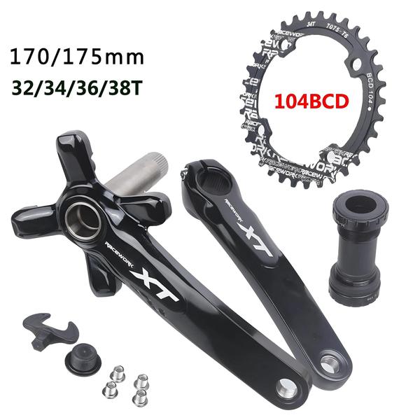 Imagem de Pedaleira de Bicicleta MTB 104 BCD - 170mm/175mm Hollowtech - Coroas 32T/34T/36T/38T