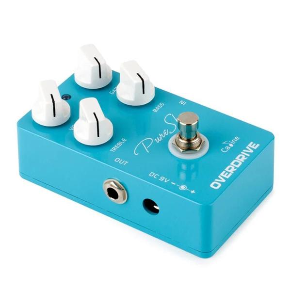 Imagem de Pedaleira de Guitarra Elétrica Caline Pure Sky Overdrive Pedal de Efeito 9V Dc Verdrive Azul