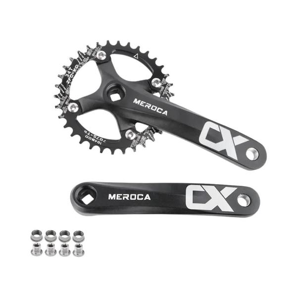 Imagem de Pedaleira de Mountain Bike Meroca - Liga de Alumínio - 170mm - 32T-42T - BCD 104