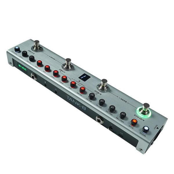 Imagem de Pedaleira M-Vave Tank B Recarregável Pedal Cuvave Baixo Bass Efeito Modulação, Delay e Reverb 