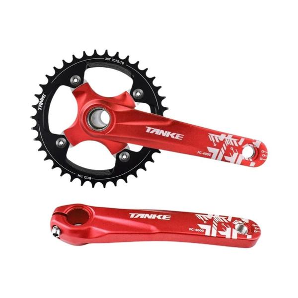 Imagem de Pedaleira MTB 170mm 104 BCD - Coroa Dentada Oca Integrada