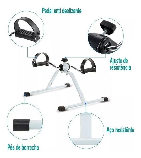 Pedalinho Cicloergômetro Exercício Sentado Em Pé Bicicleta - SUPERMEDY Imagem de Pedalinho Cicloergômetro Exercício Sentado Em Pé Bicicleta