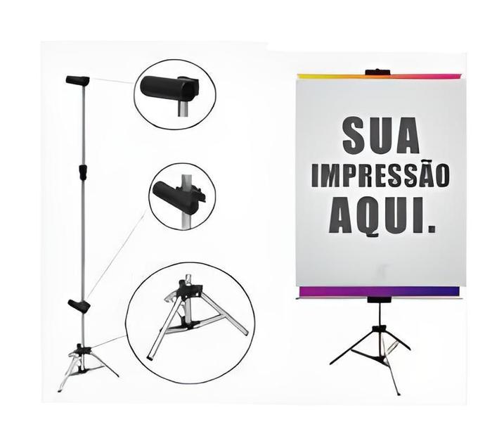 Pedestal Tripé Para Banner 2,20M Com Garra - Shope Brasil Imagem de Pedestal Tripé Para Banner 2,20M Com Garra
