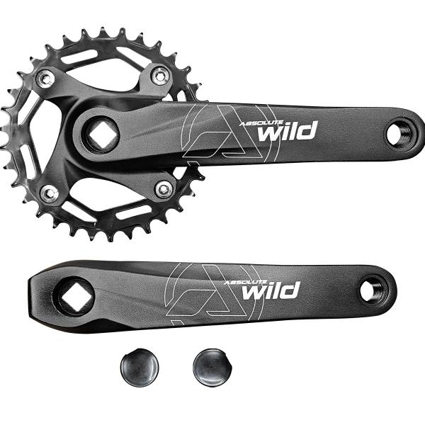 Imagem de Pedivela de Bike Mtb Wild Ponta Quadrada Coroa 34D Narrow Wide Absolute