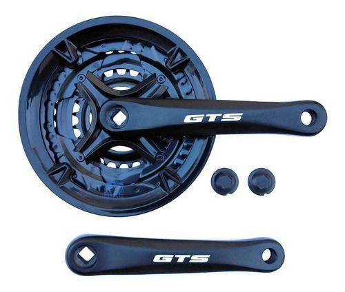 Imagem de Pedivela Gts 9v Alumínio 42x34x24 Tipo Shimano Eixo Cent Gts