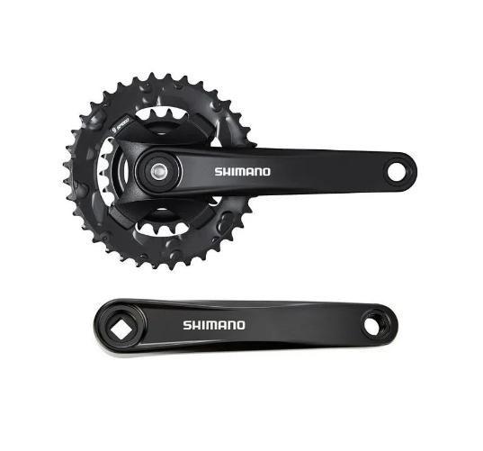 Imagem de Pedivela Shimano Altus FC-MT101 36/22D 9 Velocidades 175mm