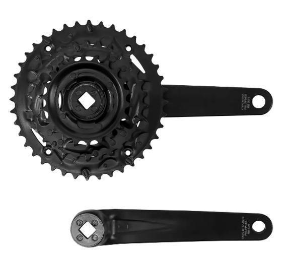 Imagem de Pedivela Shimano Altus FC-MT101 40/30/22D 175mm 9V Quadrada