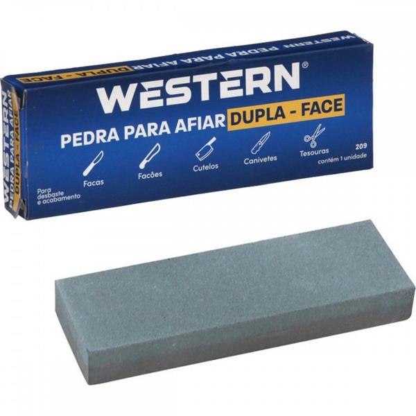 Imagem de Pedra Afiar Western Dupla Face 15Cm 209